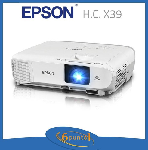 Proyector Epson Powerlite X39 - 3500 Lúmenes - 6 Ctas S/i