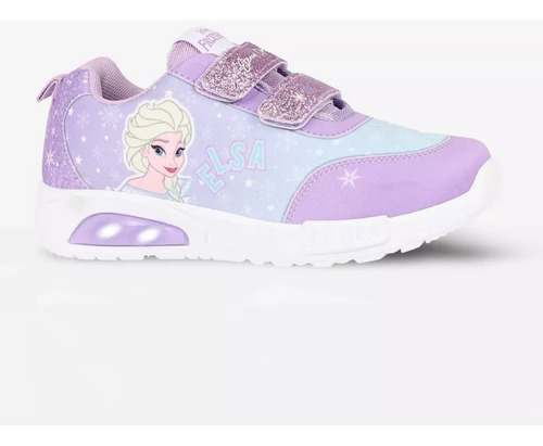 Zapatillas Footy Con Luces Frozen Disney Nena Original Led