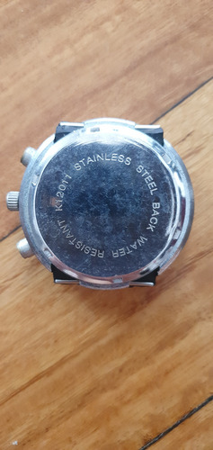 Reloj Puma Negro Con Fondo Blanco - Malla De Goma Negro Blanco Blanco (Usado)