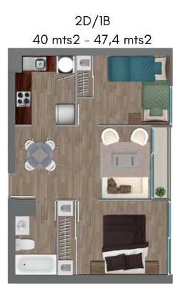 Cómodo Departamento En Venta-estacion Central (63156)