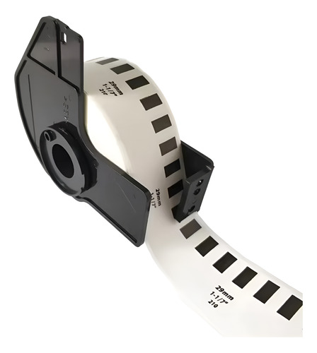 30 Rollos Dk2210 29mm X 30,48mt Etiquetas Continua Soporte