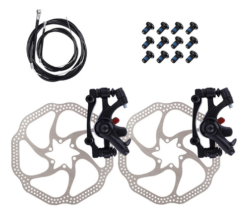 Fat-cat Mtb - Freno De Disco Mecanico Delantero Y Trasero Pa