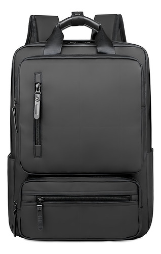 Mochila Viaje Iforu Antirrobo Backpack-14n Color Negro Diseño Lisa 30l