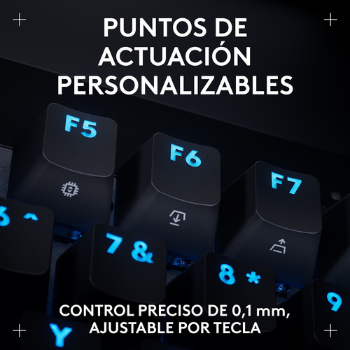 Teclado C. Cable Logitech G Pro X Tkl Rapid Switch Analógico