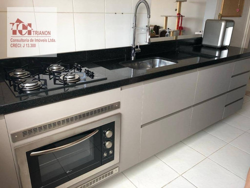 Apartamento Com 2 Dormitórios À Venda, 67 M² Por R$ 426.000 - Parque Das Nações - Mobiliado - Ap3115