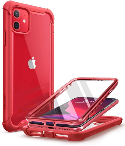 Funda Y Protector De Pantalla Para iPhone 11 6.1 Roja