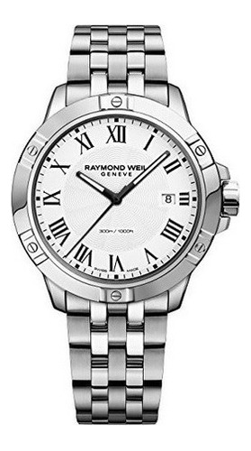 Reloj Casual De Acero Inoxidable De Cuarzo Raymond Weil Tang