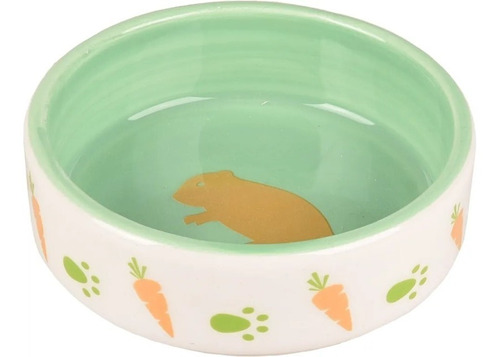 Comedero Hamster Jerbo Bebedero Laucha Ceramica Alimento New