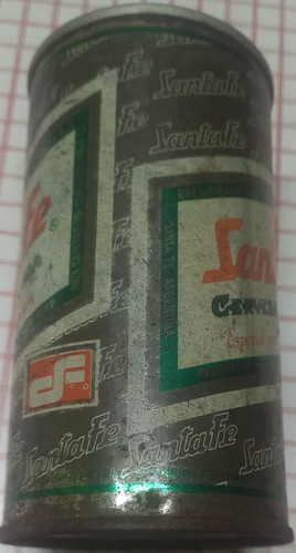 Lata De Chapa Cerveza Sante Fe Dorada Argentina Vacia Santa Fe Dorada (Usado)