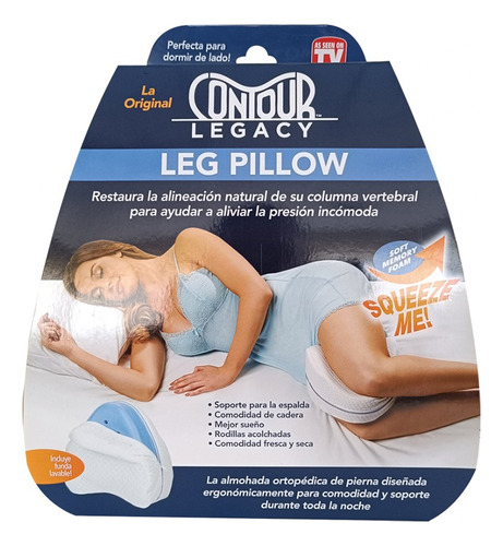 Almohada Para Piernas Ergonómica Cómoda Duradera Leg Pillow