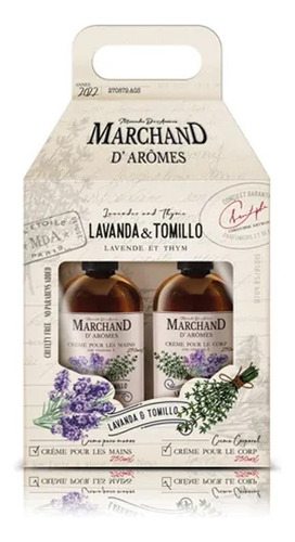 Marchand D' Aromes Set De Cremas Lavanda Y Tomillo