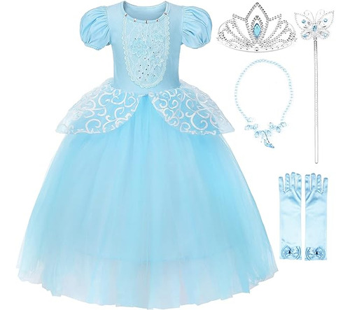 Disfraz Princesa Vestido Princesa Azul Disfraz Halloween Dis