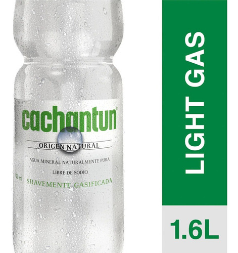 Agua Mineral Cachantun Des Con Gas Light 1.6lt(4uni)super