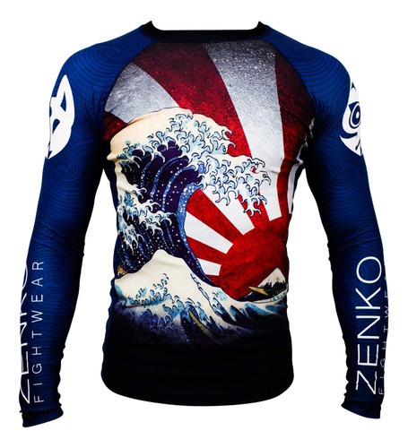 Fightwear X Sumision Desafio Isof The Great Wave Rashguard