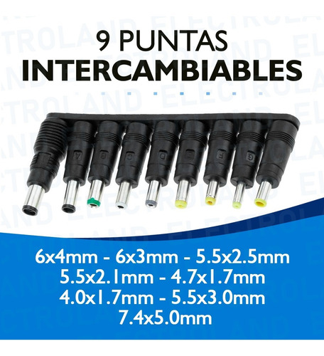 Cargador Universal Notebook Laptop Netbook Hp Toshiba Acer