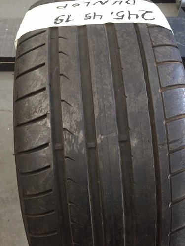 Pneu Dunlop Run Flat 245 45 19 Testado Aprovado Unidade (Usado)