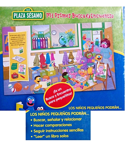 Vamos A La Escuela Mi Primer Busca Y Encuentra -plaza Sésamo (Usado)