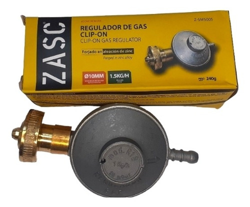 Regulador De Gas Clip-on Servigas Marca Zasc