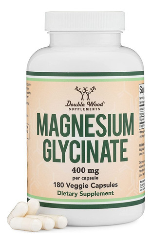 Glicinato Magnesio 400mg Double - - Unidad A $1005