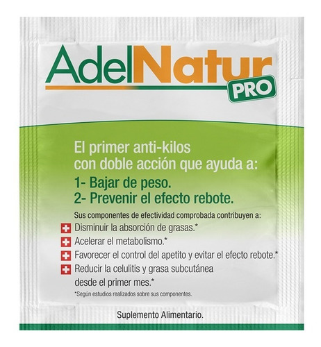 Imagen 2 de 8 de Adelnatur Pro Antikilos Pierde Peso Sin Rebote Para 2 Meses