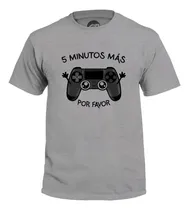 Comprar Playera Grapics 5 Minutos Mas Ps4 Videojuegos Gamer Geek