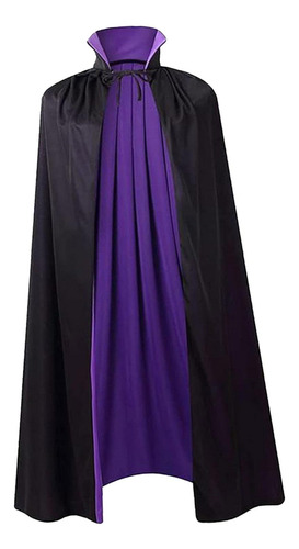 Capa De Halloween Disfraz De Halloween Violeta Negro 150 Cm