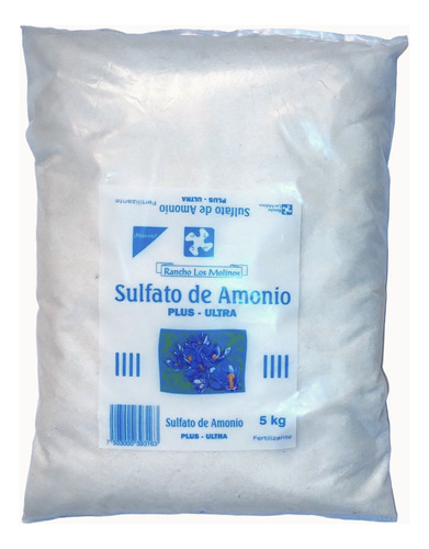 Alimento Para Jardin Sulfato De Amonio Fetilizante 5 Kg