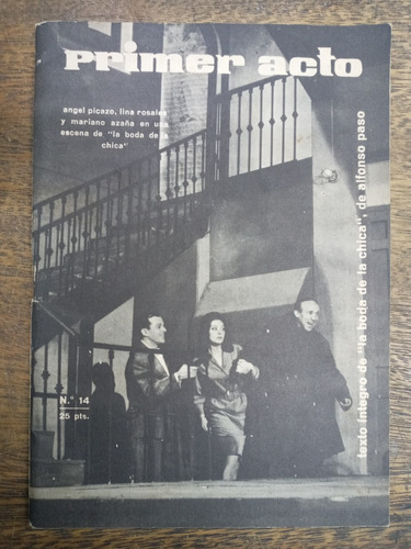 Primer Acto Nº 14 * Mayo 1960 * La Boda De La Chica *