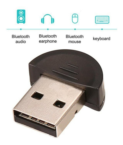 Adaptador Bluetooth Conector Pc Dongle Usb Fone De Ouvido