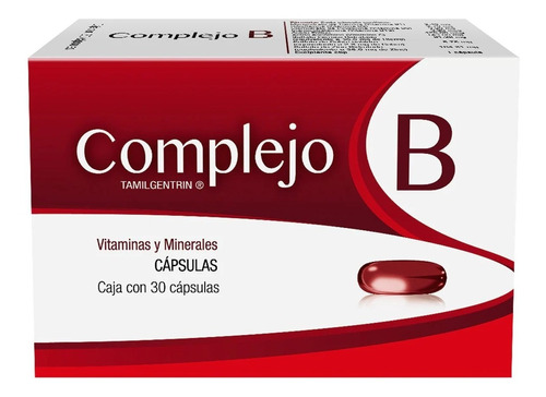 Complejo B / Vitaminas Y Minerales / Caja C/30 Caps Progela