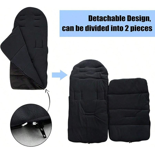 Saco Para Coche Bebé Impermeable Forro Polar Térmico