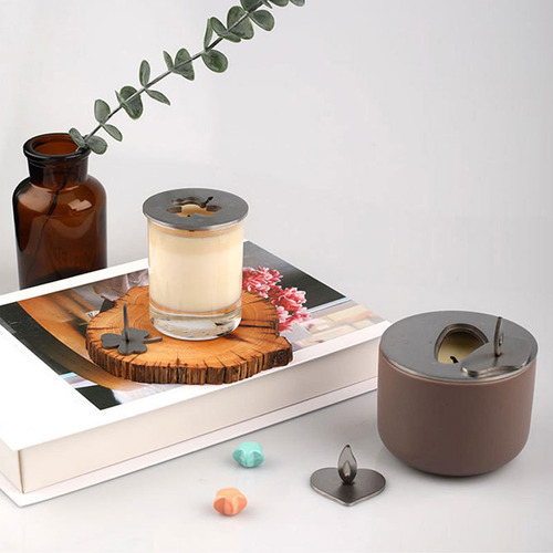 2 Tapas De Lujo Para Velas En Tarro L