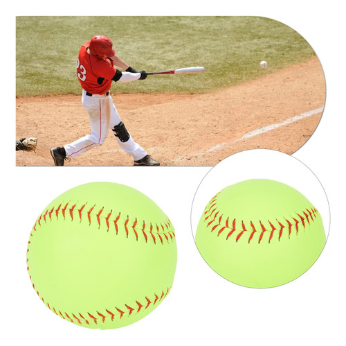 Pelota De Entrenamiento De Softball Sin Marcar De 12 Pulgada