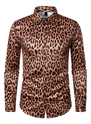 Camisas animal print para hombres hotsell