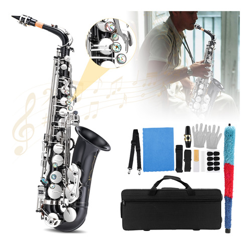 Saxofón Alto Mib Mi Bemol Sax Alto Profesional Con Accesorio