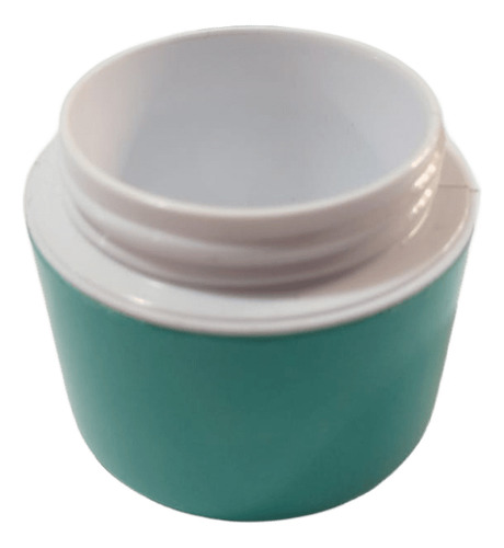 Pote Crema Doble Fondo 25gs. Aguamarina Int. Blanco. 10u.