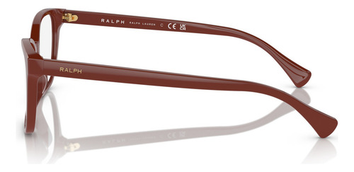 Armação Óculos De Grau Ralph Ralph Lauren Ra7137u 6134 53 Cor Vermelho-amarronzado Brilhante