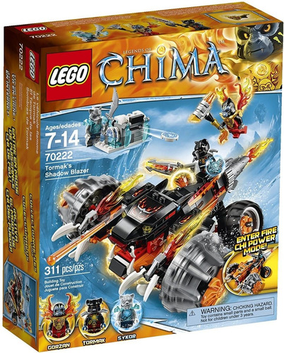 Lego Chima El Tanque De Las Sombras Tormak 70222 Entrega Ya