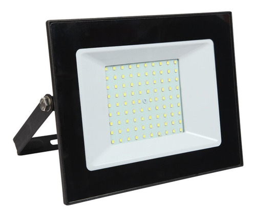 Reflector Led Delgado 100 W11,000 Lm Foy Rf100 /v Color de la carcasa Negro Color de la luz Blanco frío