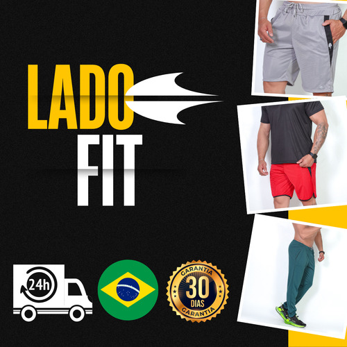 Calça Masculina Jogger Academia Trabalho Bolsos Zíper