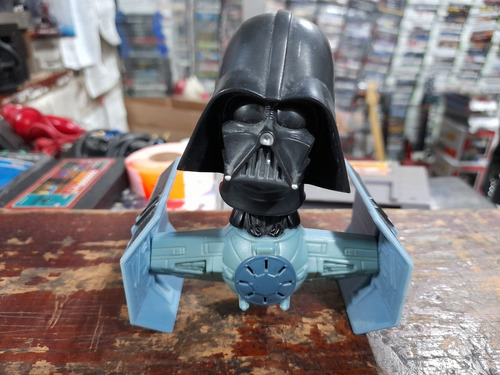 Figura Star Wars Darth Vader En Nave Tie Fighter