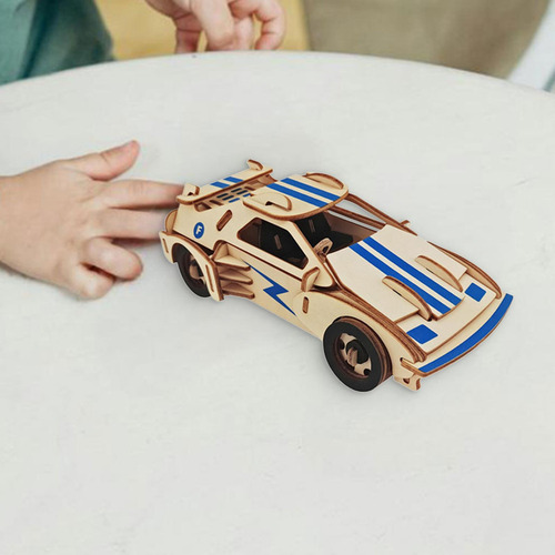 Juego De Rompecabezas 3d Para Niños, Modelo De Coche,