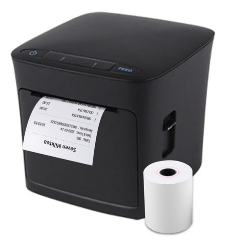 Impresora Térmica Tickeadora Comandera Hprt Tp80c 80mm Fiscal No Fiscal Homologada Facturas(a-b) Recibos Kiosco Gastronomía Ticket Ethernet Usb Serial Cajón De Dinero + Rollo De Papel Térmico Continuo