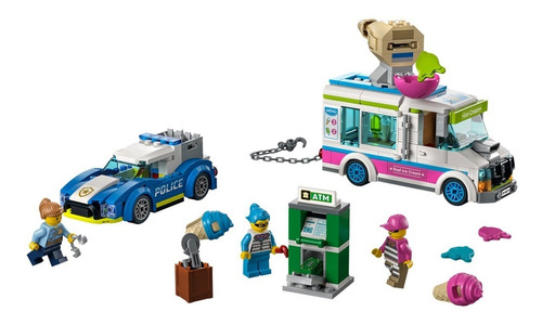 Lego City 60314 Ice Cream Truck Police Chase - Original