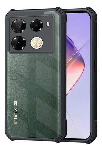 Forro Infinix Note 40 Pro 4g / 5g Transparente Borde Tpu 