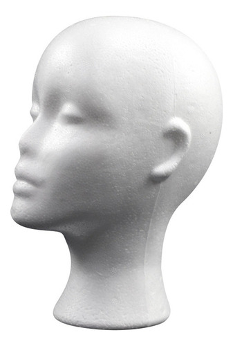 2 Cabeça De Manequim De Isopor Feminino, Suporte De Peruca