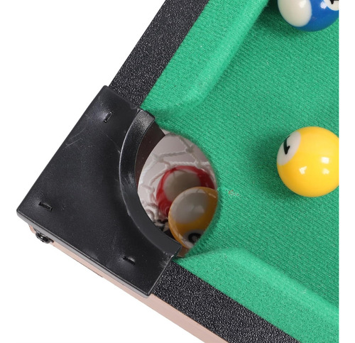 Mini Juego De Billar De Mesa, Mini Mesa De Billar Para Niños