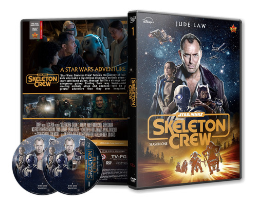 Star Wars Skeleton Crew Serie Dvd Latino/ingles Subt Esp