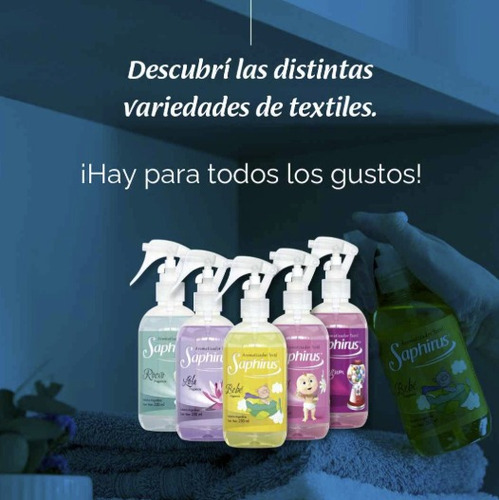 Textil Saphirus Aromatizador Fragancia Yourself X 250ml