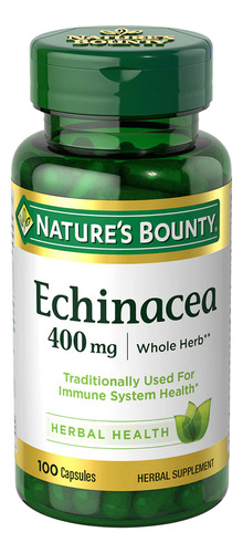 Suplemento Em Cápsulas Nature's Bounty Echinacea Vitaminas